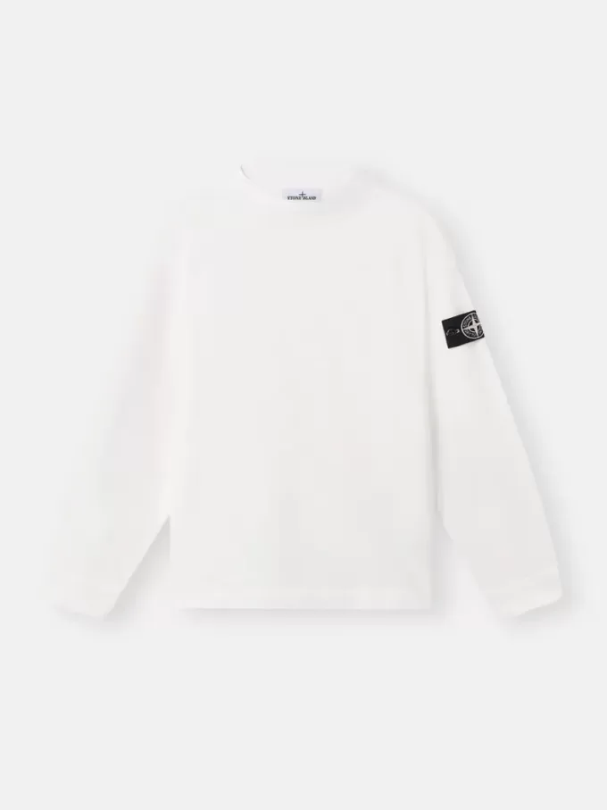 Sweatshirt med normal passform och rund halsringning med arkivinspirerade tryck
