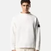 Sweatshirt med normal passform och rund halsringning med arkivinspirerade tryck