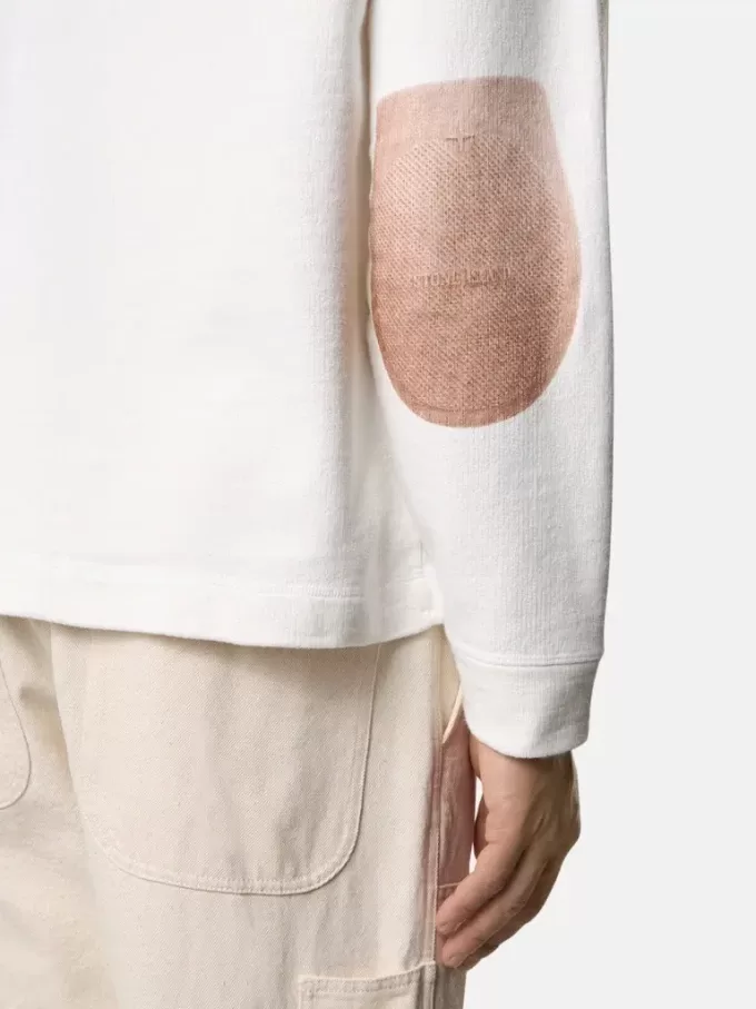 Sweatshirt med normal passform och rund halsringning med arkivinspirerade tryck