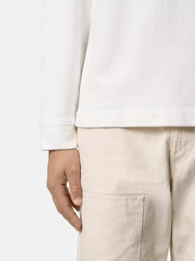 Sweatshirt med normal passform och rund halsringning med arkivinspirerade tryck