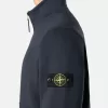 Sweatshirt med påsydda fickor och dragkedja