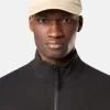Sweatshirt med påsydda fickor och dragkedja