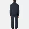Sweatshirt med påsydda fickor och dragkedja