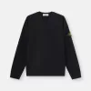 Sweatshirt med rund hals och normal passform
