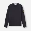 Sweatshirt med rund hals och normal passform