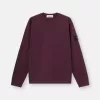 Sweatshirt med rund hals och normal passform
