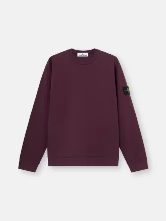 Sweatshirt med rund hals och normal passform