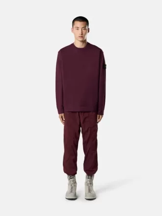 Sweatshirt med rund hals och normal passform