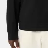 Sweatshirt med rund hals och normal passform
