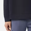 Sweatshirt med rund hals och normal passform