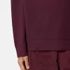 Sweatshirt med rund hals och normal passform