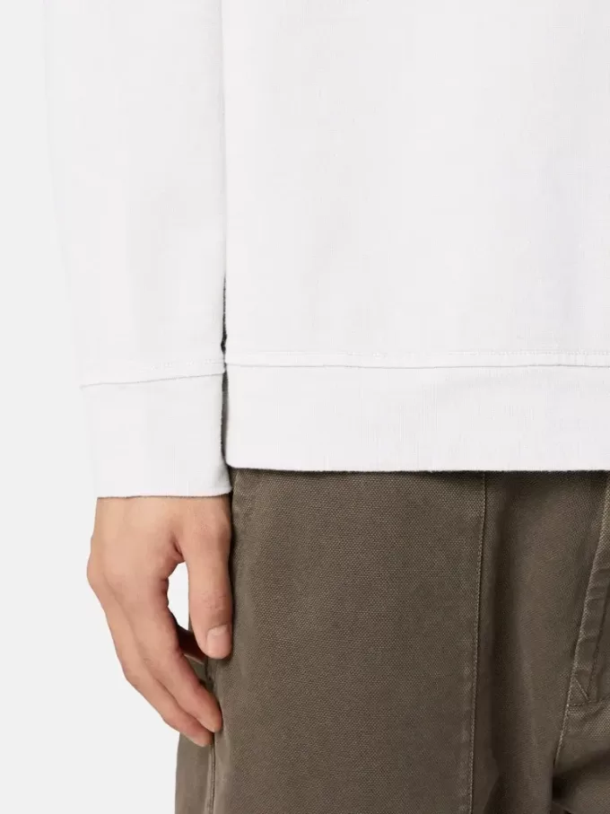 Sweatshirt med rund hals och normal passform