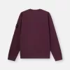 Sweatshirt med rund hals och normal passform