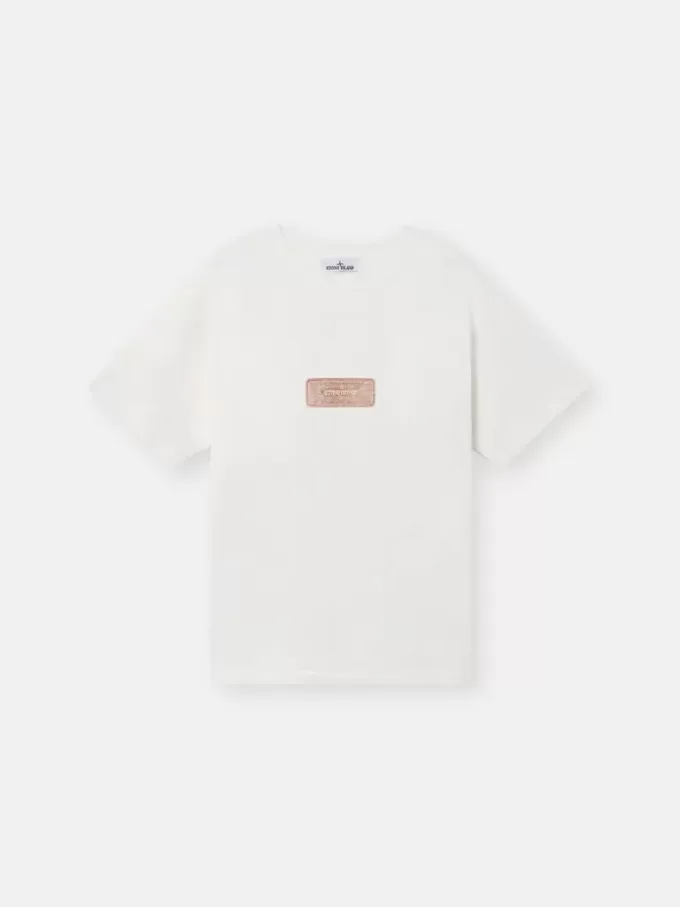T-shirt med korta ärmar och normal passform med arkivinspirerat tryck