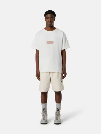 T-shirt med korta ärmar och normal passform med arkivinspirerat tryck