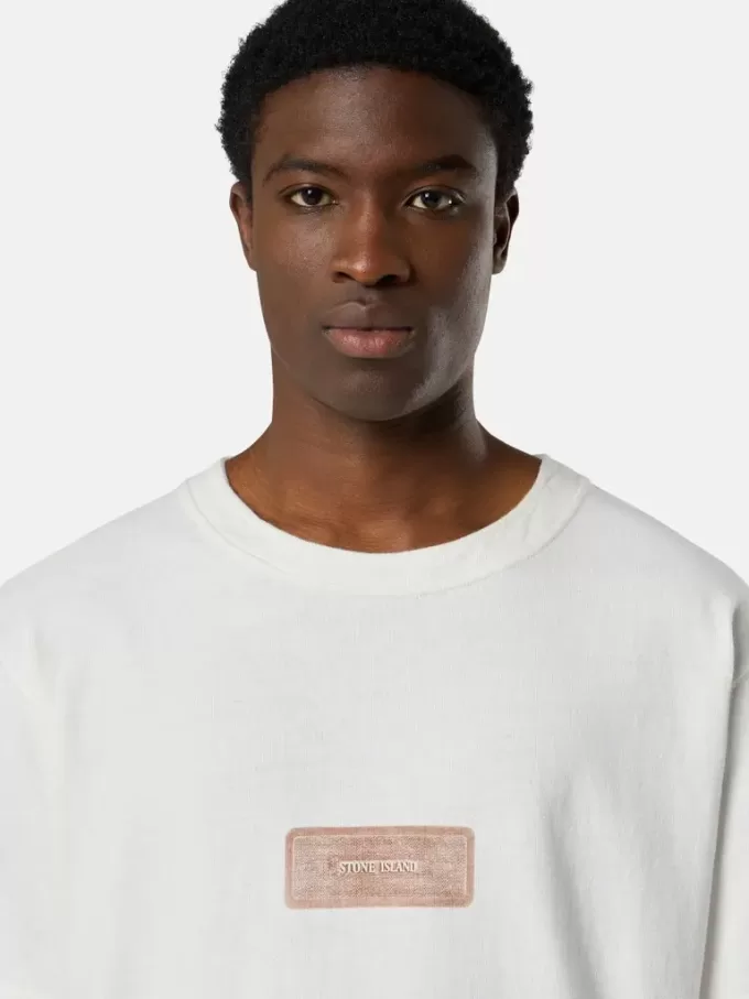 T-shirt med korta ärmar och normal passform med arkivinspirerat tryck