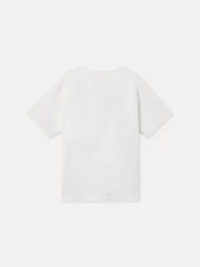 T-shirt med korta ärmar och normal passform med arkivinspirerat tryck