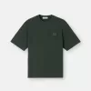 T-shirt med korta ärmar och normal passform med Compass-patch