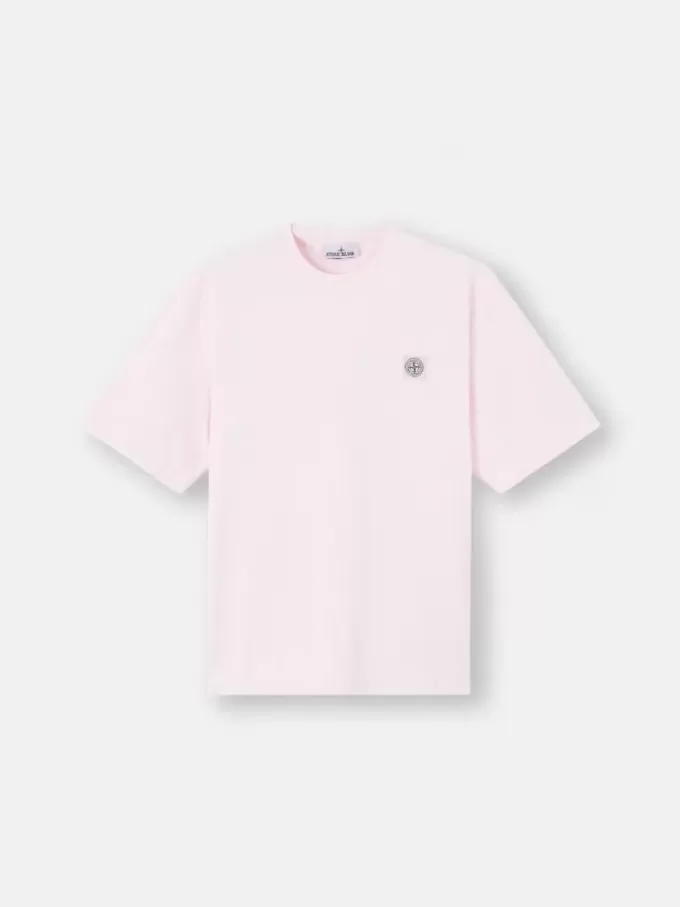 T-shirt med korta ärmar och normal passform med Compass-patch