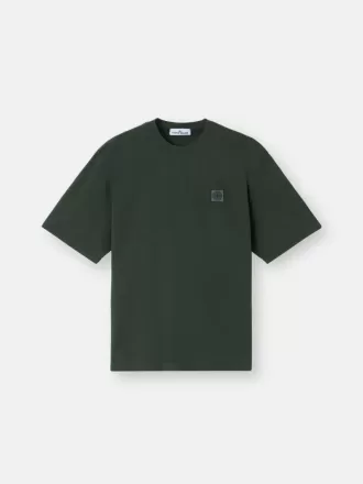 T-shirt med korta ärmar och normal passform med Compass-patch