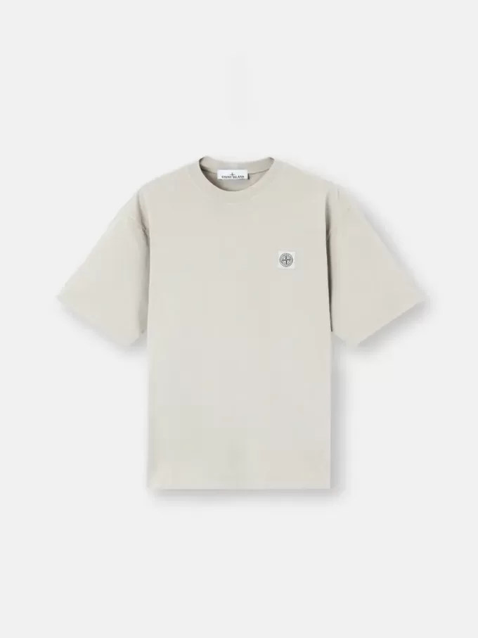 T-shirt med korta ärmar och normal passform med Compass-patch