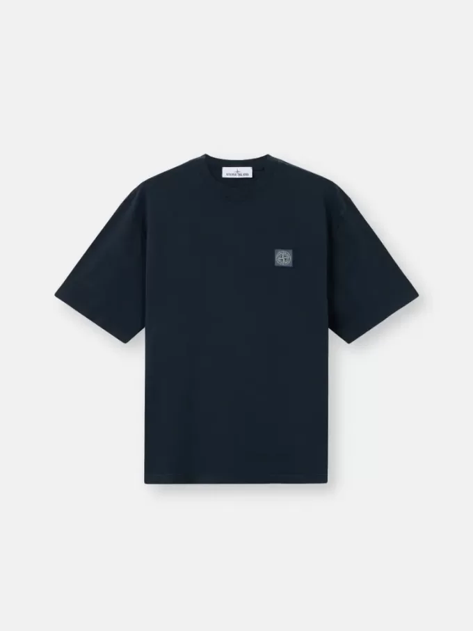 T-shirt med korta ärmar och normal passform med Compass-patch