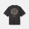 T-shirt med korta ärmar och normal passform med tryck ”Bleeding Numbers”