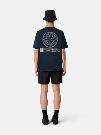 T-shirt med korta ärmar och normal passform med trycket ”Industrial”