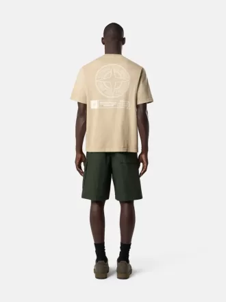 T-shirt med korta ärmar och normal passform med trycket ”Industrial”
