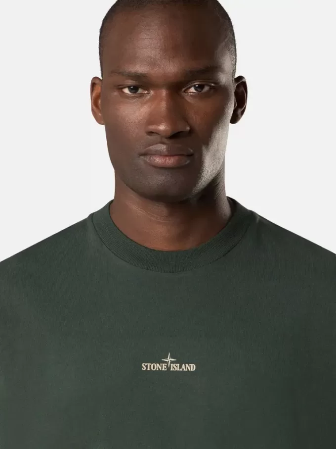 T-shirt med korta ärmar och normal passform med trycket ”Industrial”