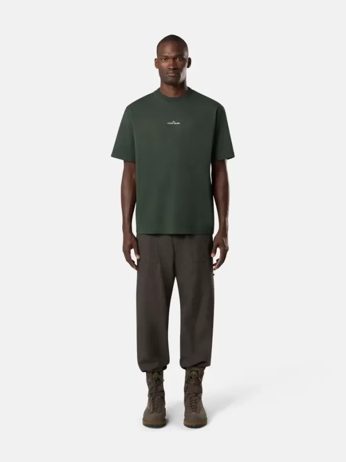 T-shirt med korta ärmar och normal passform med trycket ”Industrial”