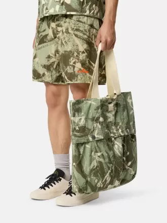 Tote bag med fickor och logotyp