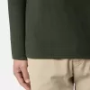 Tröja med hög krage och detaljer i omvänd söm