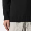 Tröja med rund hals och detaljer i omvänd stickning