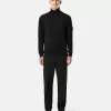 Turtleneck-tröja med ribbade kanter