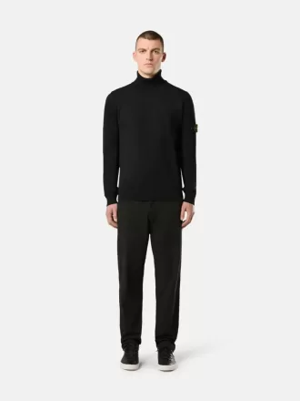 Turtleneck-tröja med ribbade kanter Turtleneck-tröja med ribbade kanter