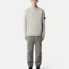 Turtleneck-tröja med ribbade kanter