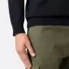 Turtleneck-tröja med ribbade kanter
