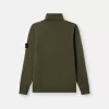 Turtleneck-tröja med ribbade kanter