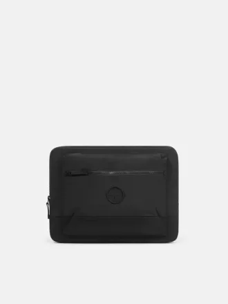 Vadderat laptopfodral med fickor och dragkedja